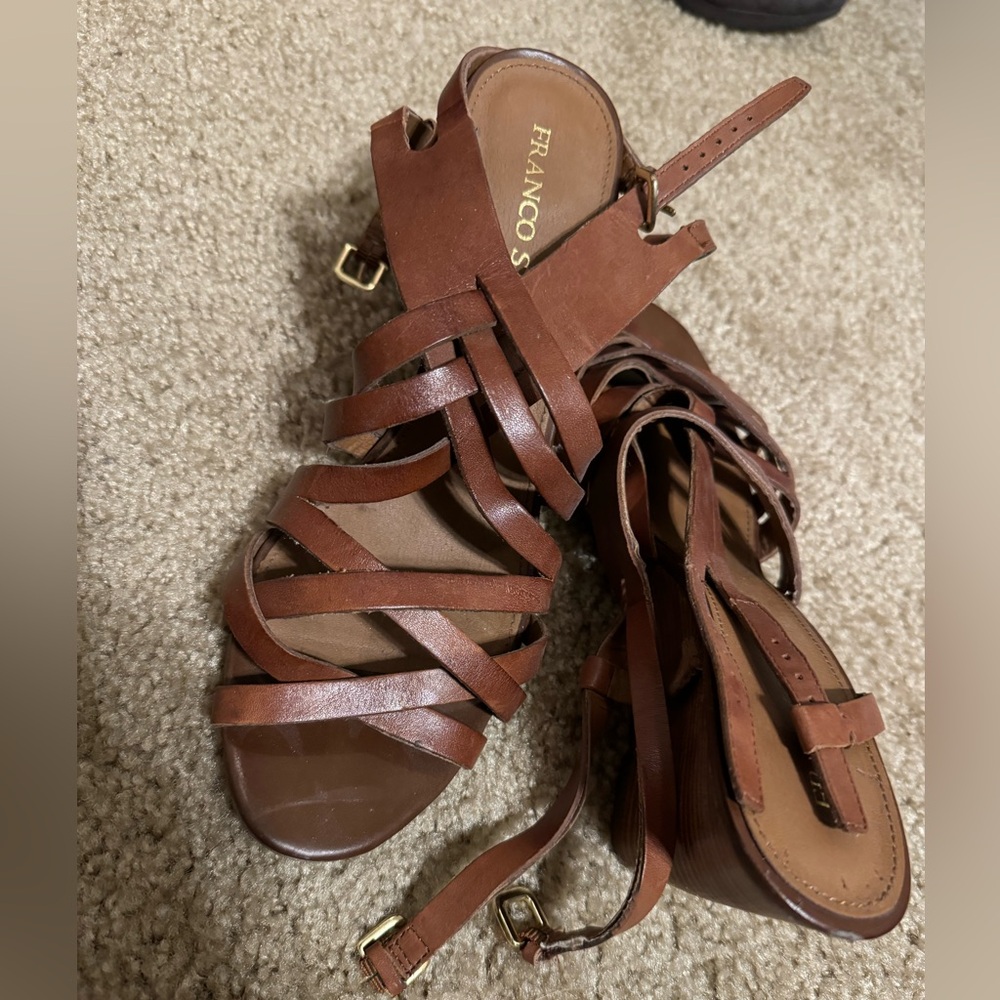 Franco sarto scrappy wedges